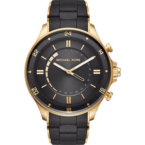 michael kors reid|Michael Kors Reid Access Hybrid Black IP Watch .